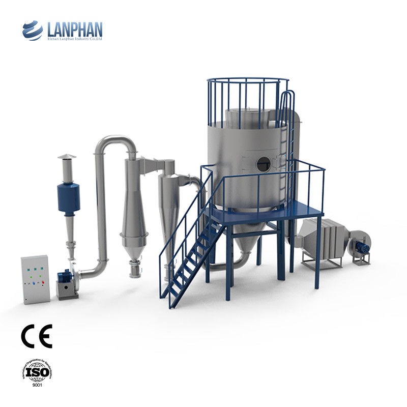 Máquina de secagem por pulverização centrífuga de 22000 rpm com evaporação de água de 10 kg/h para fabrico de pó de laboratório