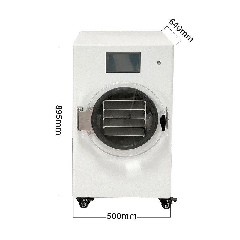 Lyophilizer mais seco pequeno 2300W do gelo do vácuo do agregado familiar para os alimentos para animais de estimação 220v da carne do fruto