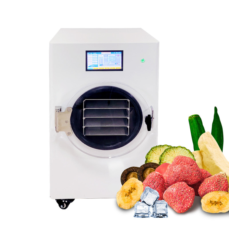 Lyophilizer mais seco pequeno 2300W do gelo do vácuo do agregado familiar para os alimentos para animais de estimação 220v da carne do fruto