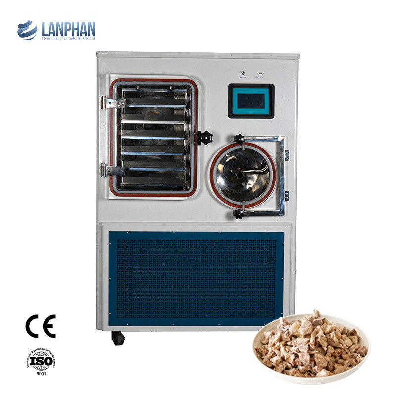Liofilizador de Congelamento de Laboratório com Sistema Refrigerado a Ar, Capacidade de Captura de Água de 6 kg/24h e Temperatura da Armadilha Fria de < -75°C