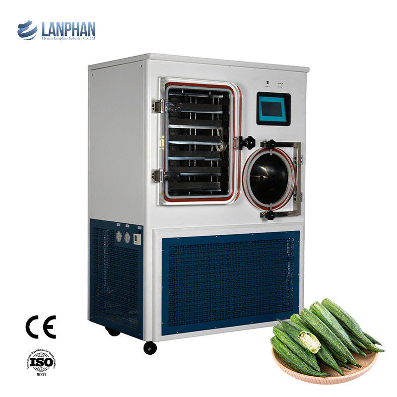 Liofilizador de Congelamento de Laboratório com Sistema Refrigerado a Ar, Capacidade de Captura de Água de 6 kg/24h e Temperatura da Armadilha Fria de < -75°C