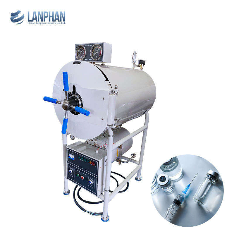 Esterilização a vácuo por pulso horizontal Esterilizador autoclave 150l 200l 280l Para alimentos enlatados