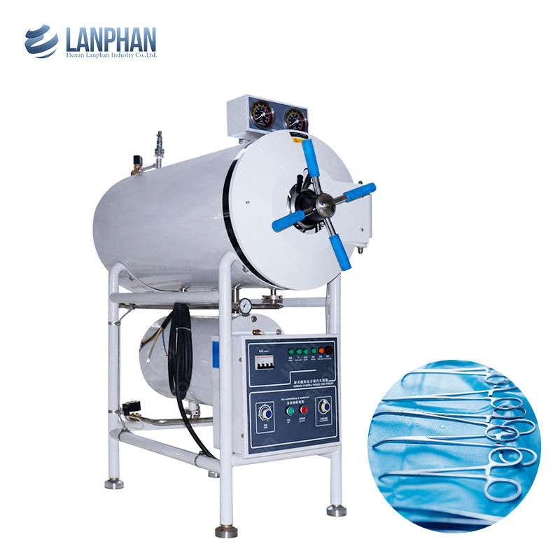 Esterilização a vácuo por pulso horizontal Esterilizador autoclave 150l 200l 280l Para alimentos enlatados