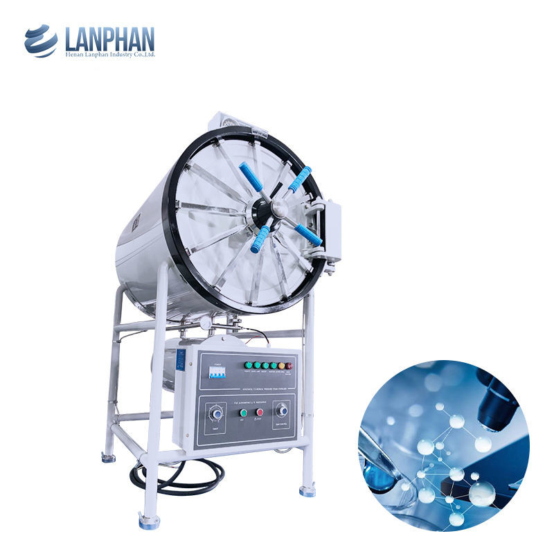 Esterilização a vácuo por pulso horizontal Esterilizador autoclave 150l 200l 280l Para alimentos enlatados