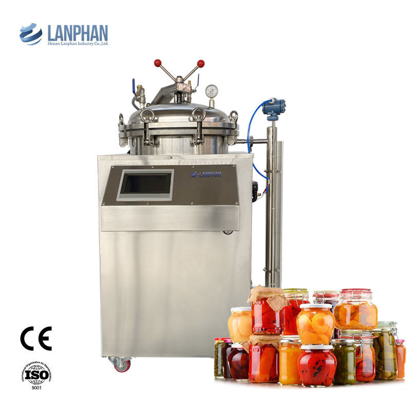 Esterilizador de autoclave industrial de capacidade de 100L com banho de vapor e água para esterilização a alta pressão