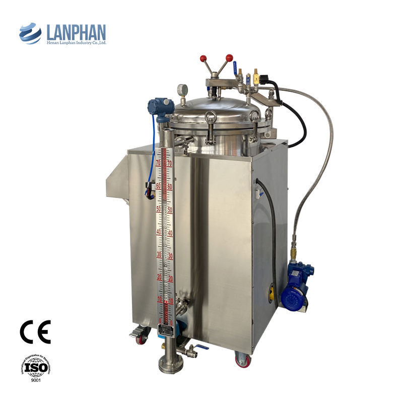 Esterilizador Retort Totalmente Automático com Capacidade de 100L 150L e Esterilização por Banho de Vapor e Água