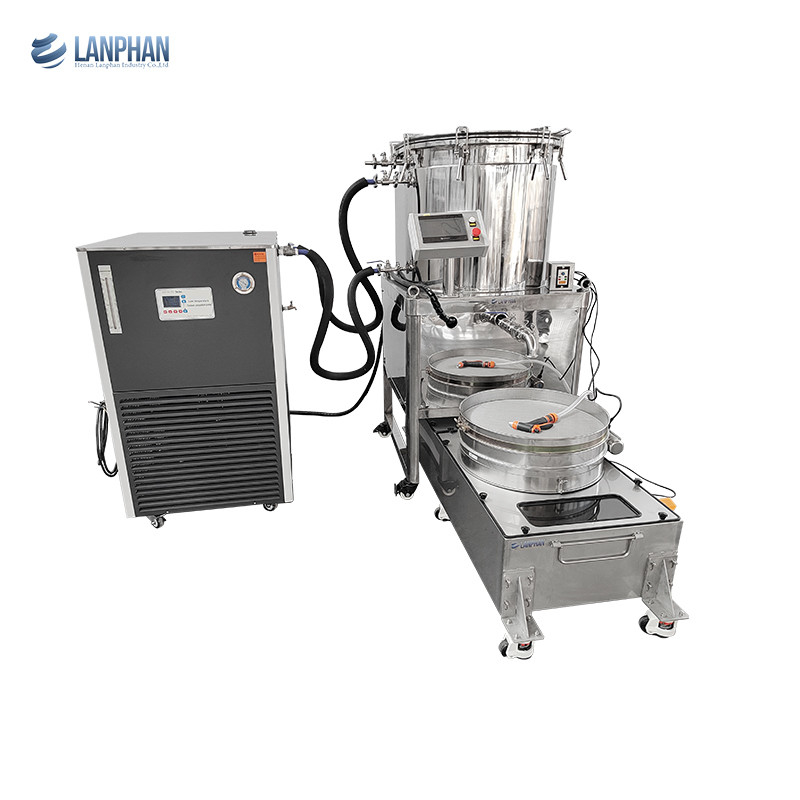 Extractor sem solvente de água gelada comercial Bubble Hash Vortex Trichome Separator Extração sem solvente