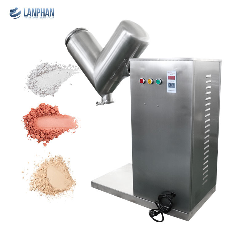 Máquina de mistura de pó 2L-300L Aço inoxidável Alimentos medicinais Misturador de pó seco Máquina de mistura