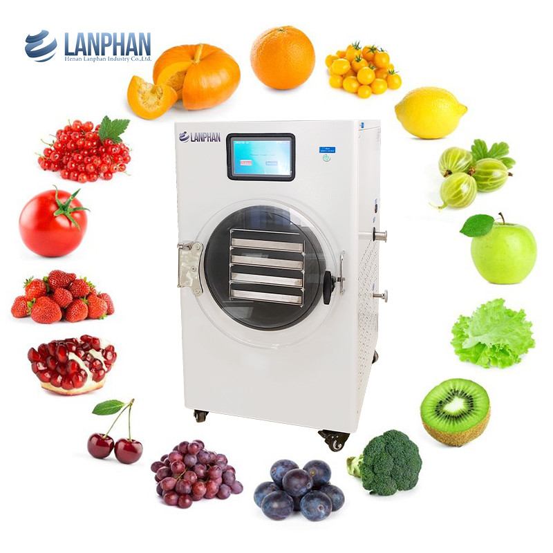 Máquina de secagem por congelamento em casa Máquina de alimentos secos por congelamento para cubos de sopa instantânea/chá secos por congelamento