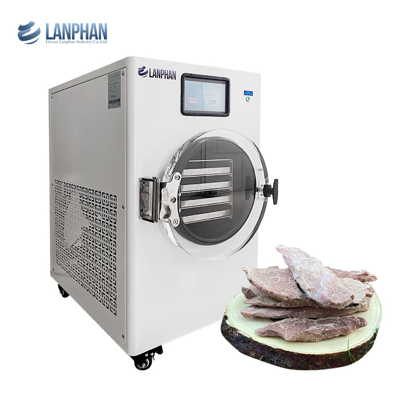 Máquina de secagem por congelamento em casa Máquina de alimentos secos por congelamento para cubos de sopa instantânea/chá secos por congelamento