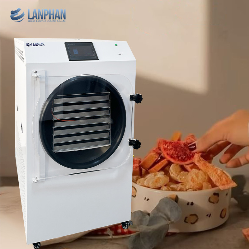 Lanphan 7-Tray Medium Home Freeze Dryer Preto Branco Freeze Dry At Home para frutas alimentares