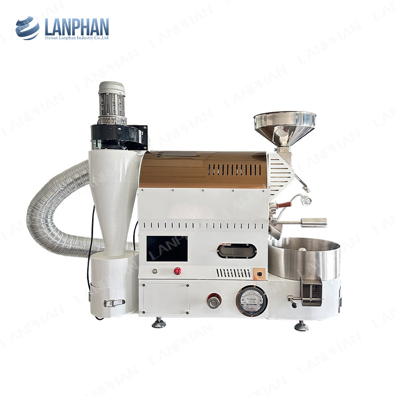 Máquina de torradeira de tambor elétrico de gás doméstico Máquina de torradeira automática Pequena máquina de torradeira de grãos de café elétrica doméstica