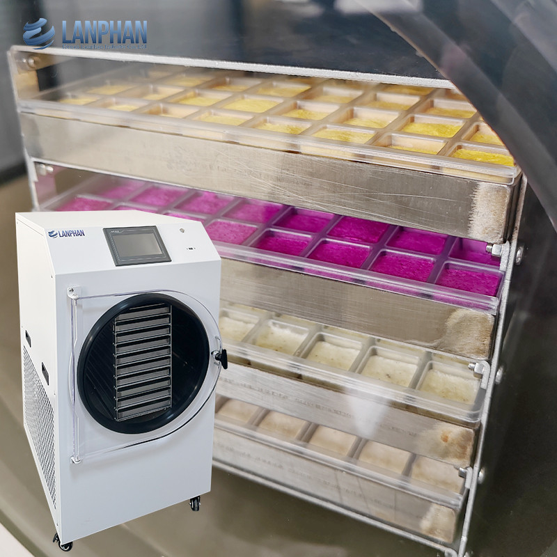 12-14 kg/lotação Iogurte Smoothie de frutas Secador congelador Líquidos Secadores congelados em casa Equipamento