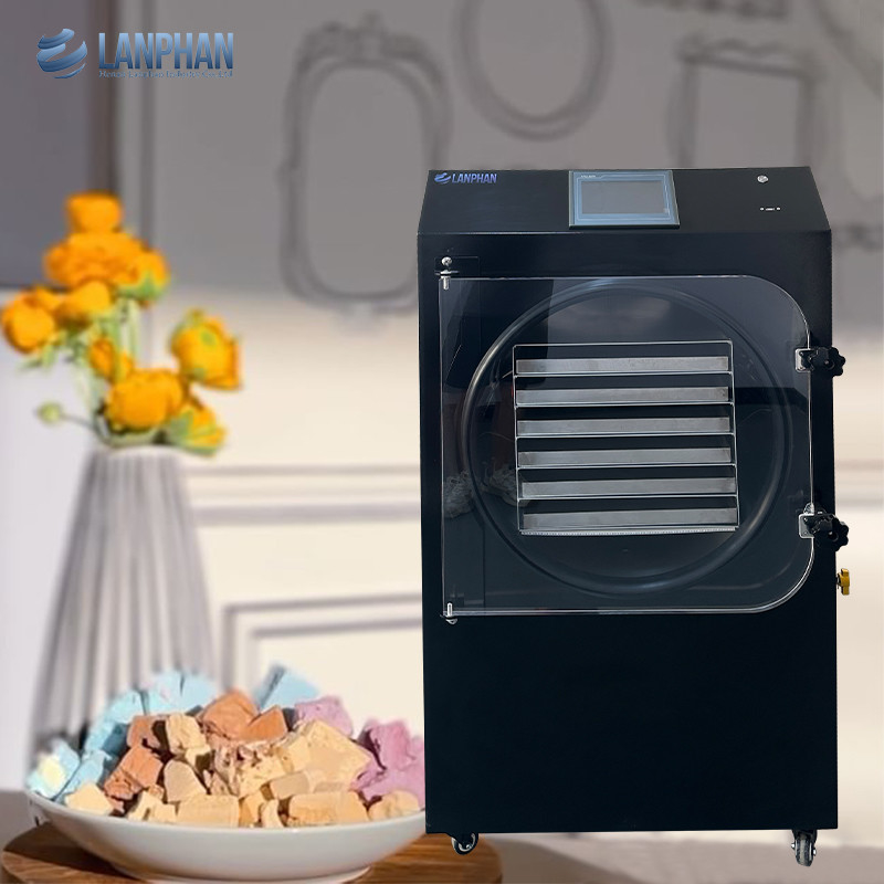 20 kg-25 kg/lote Secador de congelamento Equipamento de secagem a vácuo para sorvete Sandwich iogurte