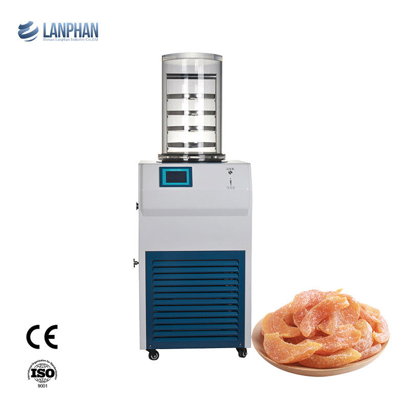 Capacidade de captura de água de 6 kg/24h Secador de congelamento de laboratório com arrefecimento por ar e armadilha de frio de aço inoxidável