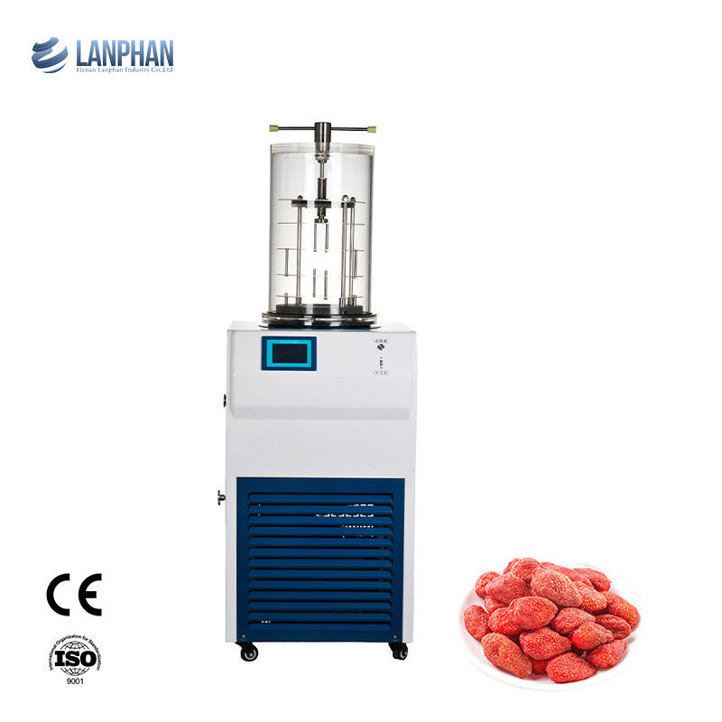 Capacidade de captura de água de 6 kg/24h Secador de congelamento de laboratório com arrefecimento por ar e armadilha de frio de aço inoxidável