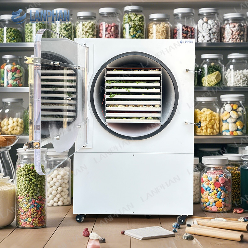 5M2 18 bandejas Largo aspirador para casa comercial Secador de congelamento para alimentos Frutas e legumes