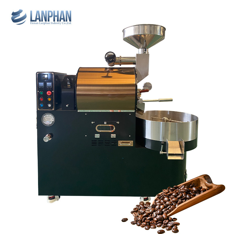 1-6kg/Lota Gas Eléctrico Ar Quente Grãos de Café Equipamento de Pasteleria Máquina de Torrar Café