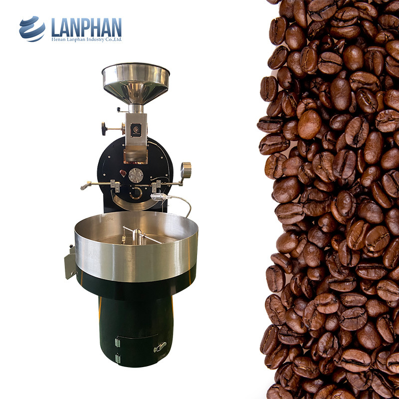 1-6kg/Lota Gas Eléctrico Ar Quente Grãos de Café Equipamento de Pasteleria Máquina de Torrar Café