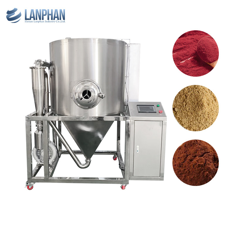 5L Secador de Spray de Pressão em Grande Escala Tomate Powder Whey Spray Dryer para Leite em Pó