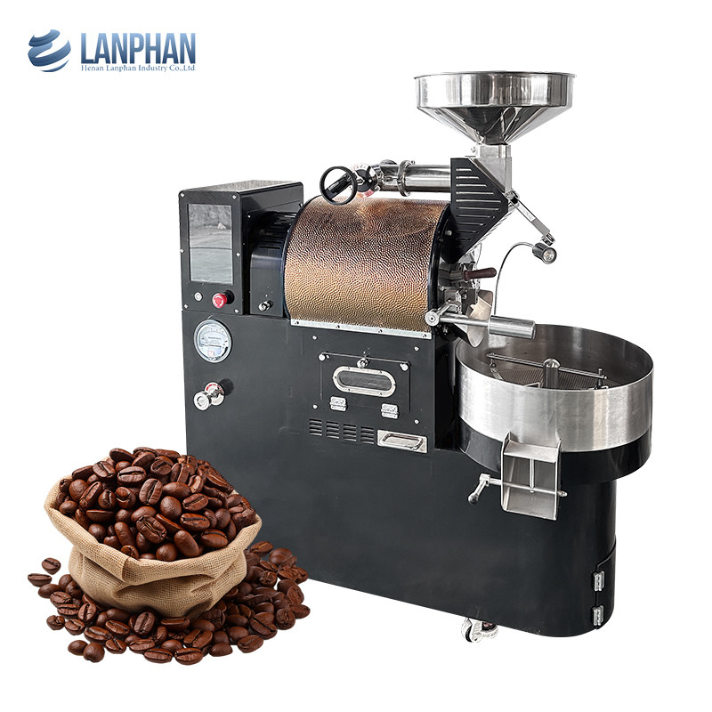 Máquina de torradeira de café de mesa de 3 kg Coca-Bone Máquina de café pequena para casa e café