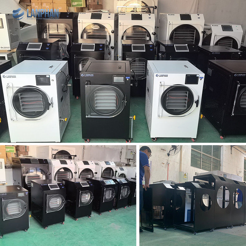 4m2 14 Bandejas Grandes Máquina de Secagem a Vácuo de Alimentos Preço Equipamento Comercial de Liofilização a Vácuo de Alimentos