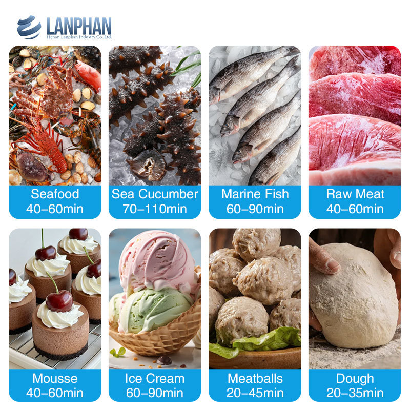 Máquina de Congelamento Rápido 178L 300L 1100L Ultracongelador -80 Congelador Rápido para Carne e Frango
