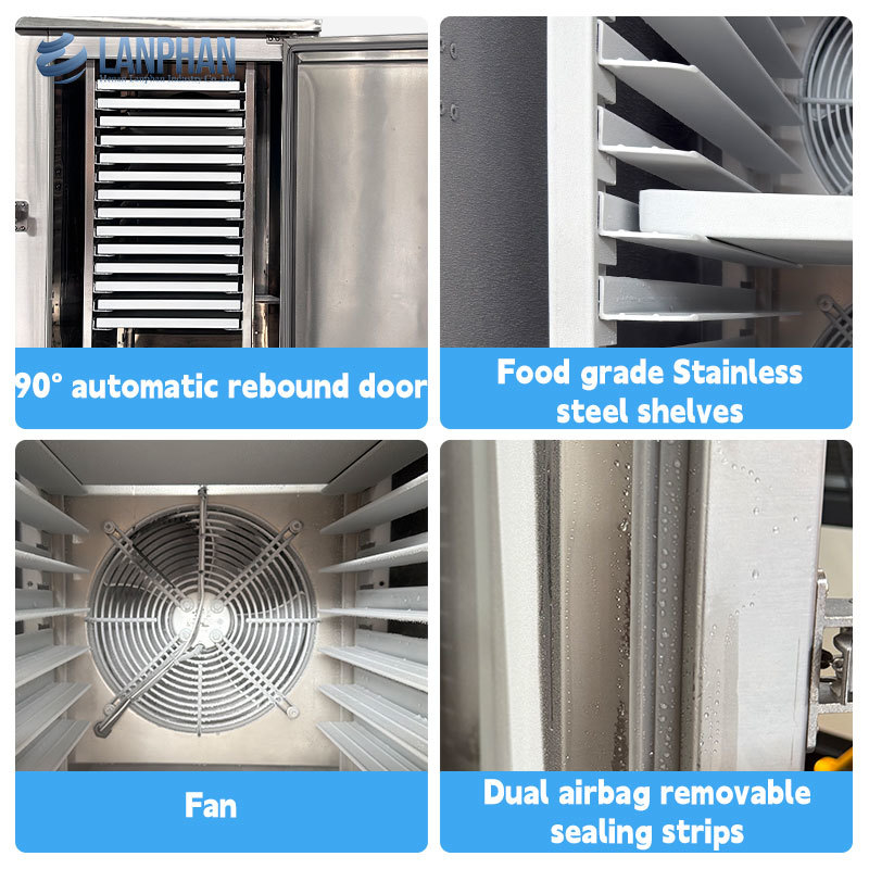 Máquina de congelamento rápido -80°C Máquina de congelamento a granel de 300 l Armazenamento de peixe Congelamento a granel