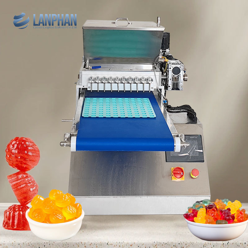 60-100kg/h 25L Hopper with Heat Preservation Performance Gummy Candy Depositing Machine