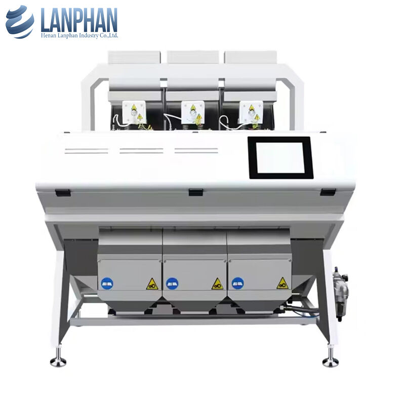 Sortador de cores de chuveiro único para minhoca Sortando arroz Máquina de classificação óptica Máquina de classificação de arroz