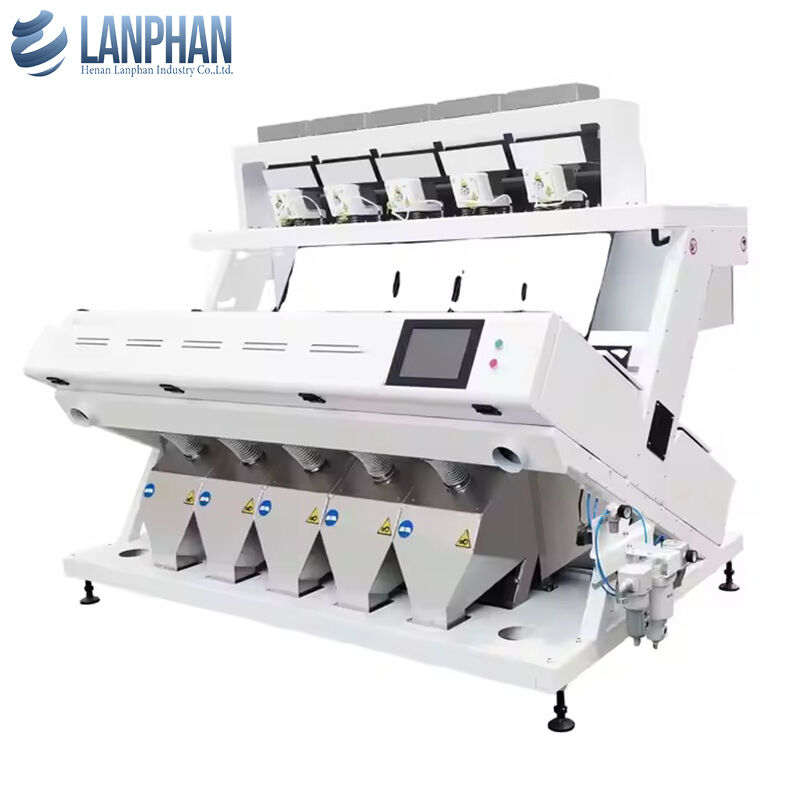 Máquina de triagem de cores com câmera Ccd para processamento de arroz e grãos