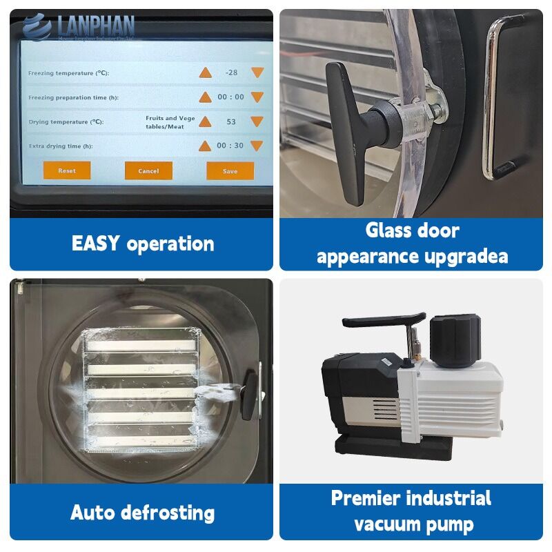 4-6Kg Máquina automática de secagem por congelamento a vácuo para uso doméstico