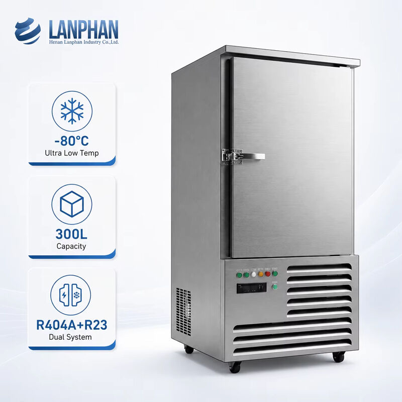 Máquina de congelamento de alimentos de temperatura ultra baixa
