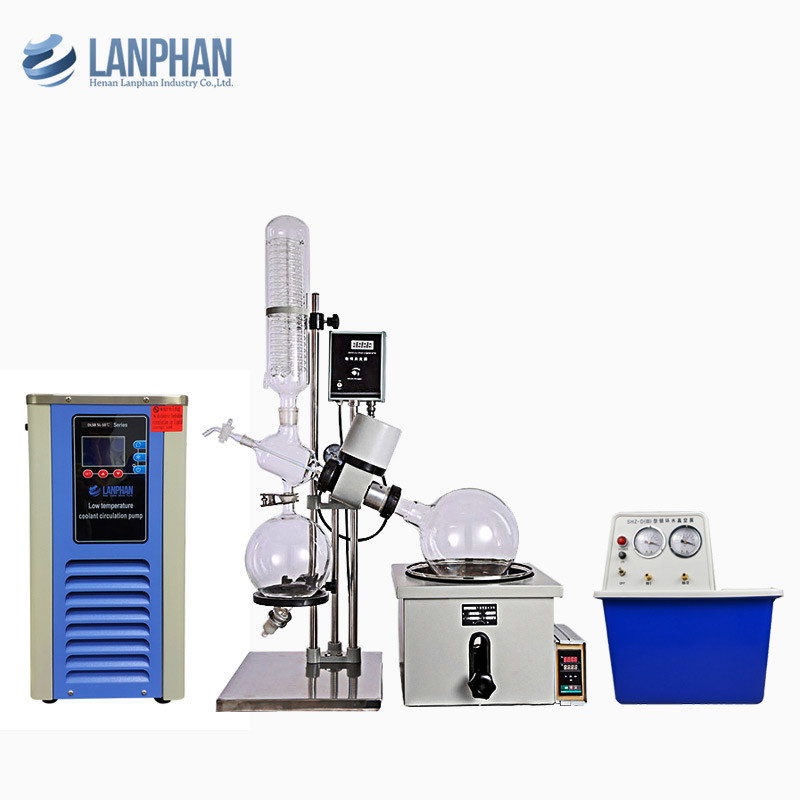 Preço do evaporador giratório do vácuo de Rotovap 5L 10L 20L 50L do equipamento da destilação de China