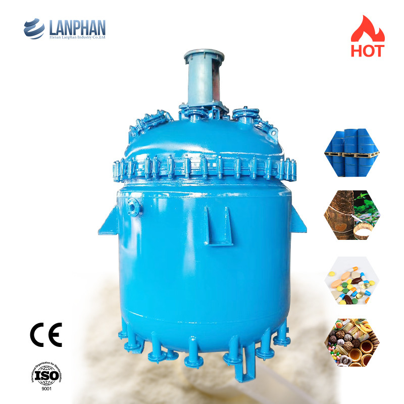 reator alinhado de vidro de alta temperatura de vidro da soldadura automática do reator do esmalte do laboratório 300L