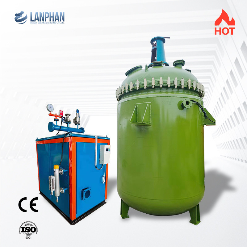 reator alinhado de vidro de alta temperatura de vidro da soldadura automática do reator do esmalte do laboratório 300L