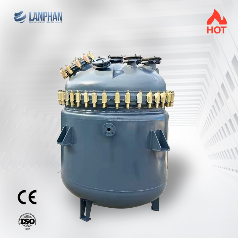 reator alinhado de vidro de alta temperatura de vidro da soldadura automática do reator do esmalte do laboratório 300L