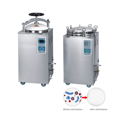 Vertical 0.22MPa de alta pressão da autoclave do alimento do hospital do esterilizador