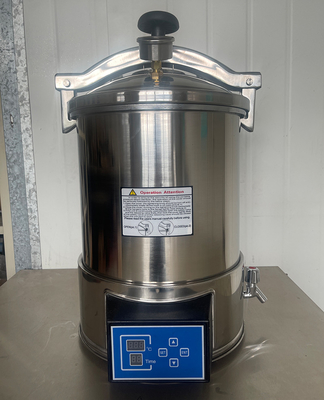 máquina de alta pressão AC220V do esterilizador do vácuo do vapor da autoclave de 18L 24L