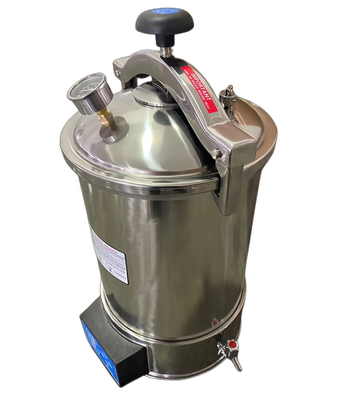Portátil 18L automático de aço inoxidável médico da autoclave de alta pressão do esterilizador do vapor