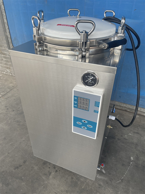 Esterilizador a vapor de pressão vertical autoclave equipamento médico automático