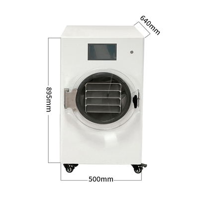 Lyophilizer mais seco pequeno 2300W do gelo do vácuo do agregado familiar para os alimentos para animais de estimação 220v da carne do fruto