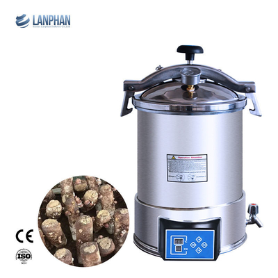 Autoclaves elétricas e a vapor portáteis dos esterilizadores para o cogumelo 18L 24L