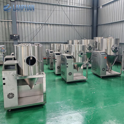 Equipamento químico do pó de secagem do café do leite da máquina 5L de secagem de pulverizador do laboratório