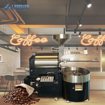 Roastador de café de 15 kg Máquina industrial Roastador de grãos de café Roastador comercial de café