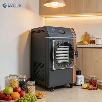 Máquina de liofilização a vácuo para alimentos, frutas e vegetais, café, leite em pó, liofilizador
