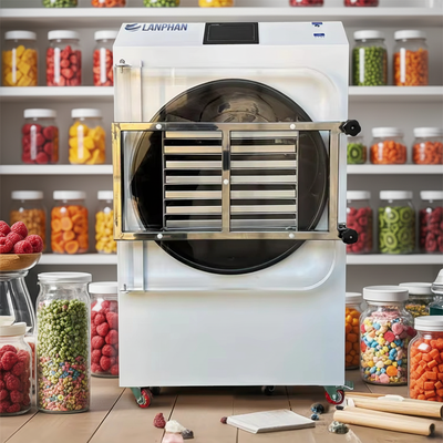 Máquina de liofilização de alimentos com 14 bandejas de aço inoxidável para produção em massa