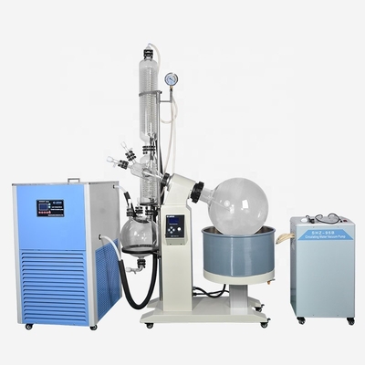 220V 6.5kw evaporador giratório do laboratório do Autolift de 50 litros