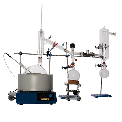 Equipamento fracionário 5L 2000rpm da destilação do trajeto curto da extração