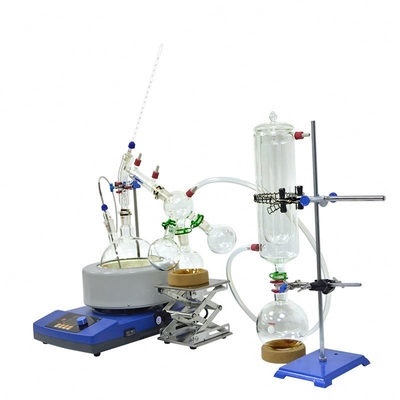 Instrumento elétrico G3.3 da destilação do trajeto curto do óleo do laboratório